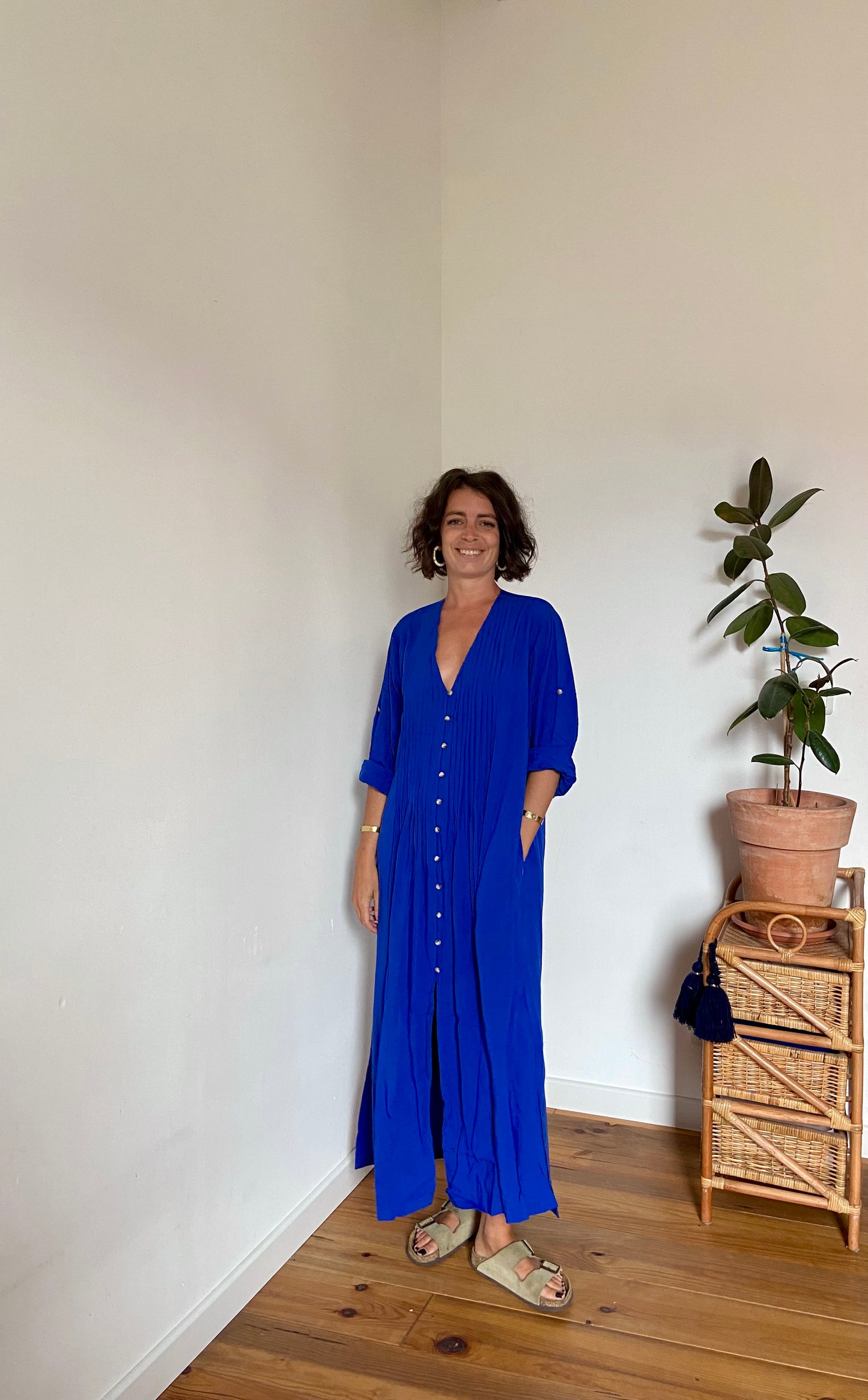 Robe longue plis plats N°2