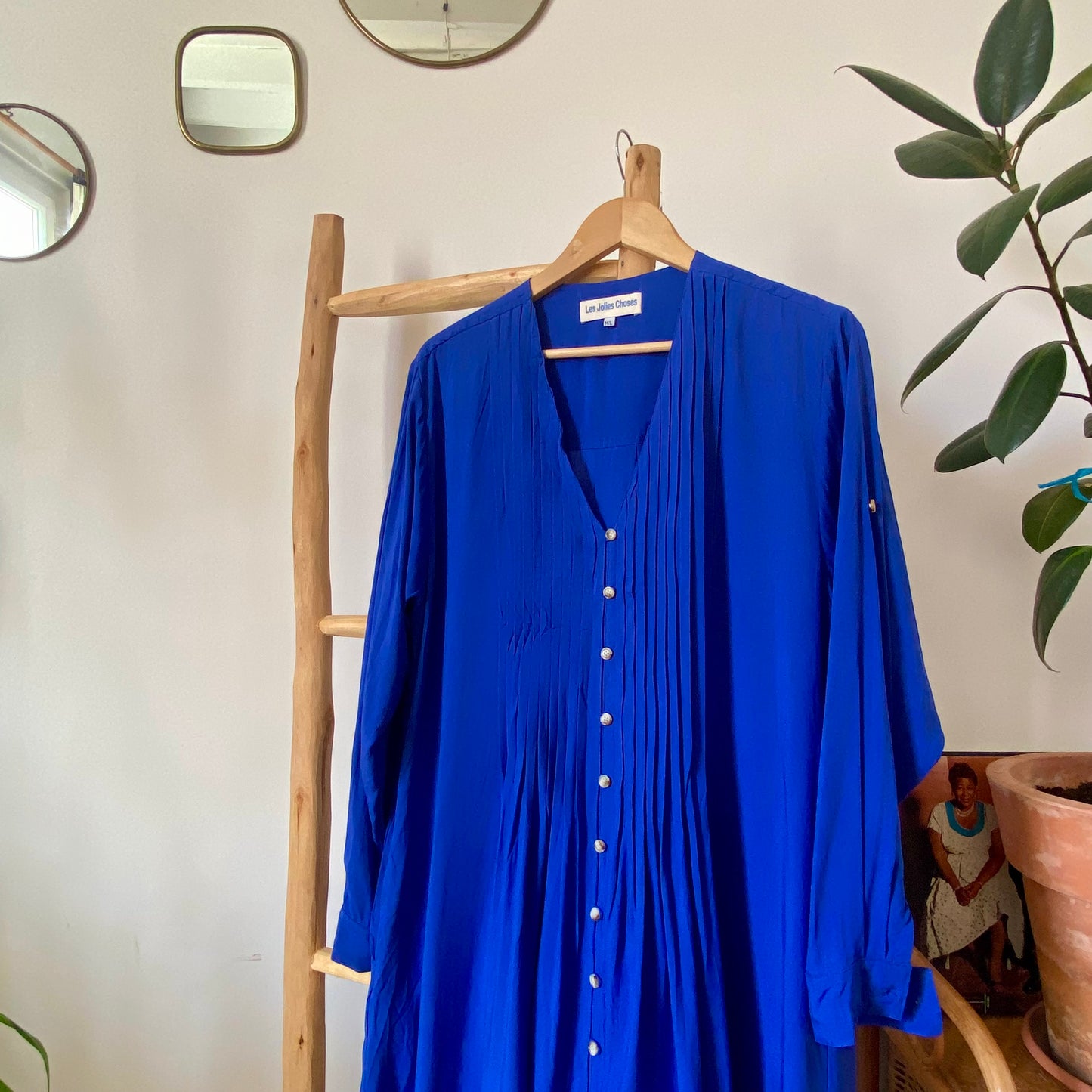 Robe longue plis plats N°2